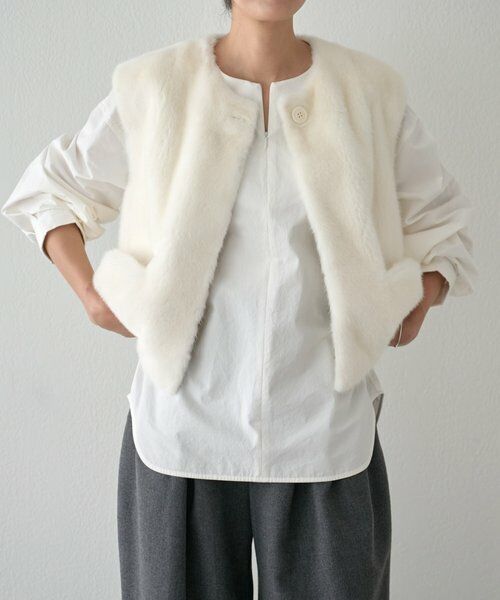 BEARDSLEY / ビアズリー その他アウター | 《15 quinze》ミンクベスト | 詳細6