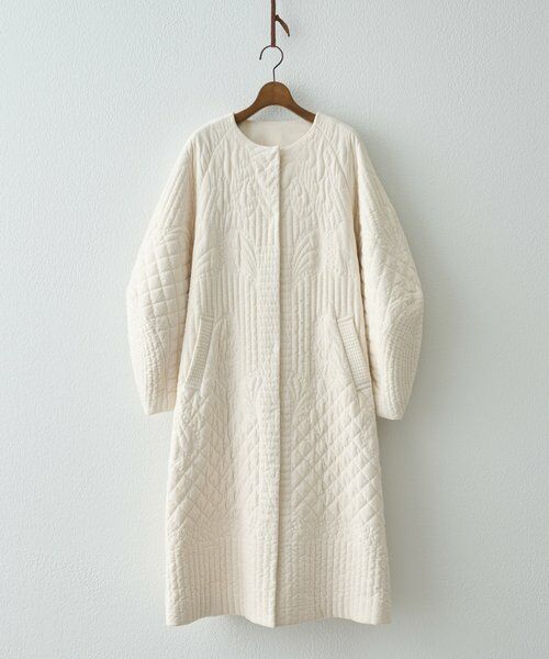 BEARDSLEY / ビアズリー その他アウター | 《15 quinze》刺繍キルトコート | 詳細1