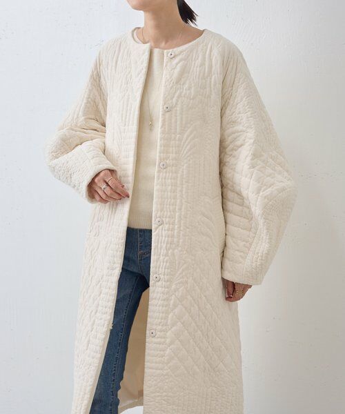 BEARDSLEY / ビアズリー その他アウター | 《15 quinze》刺繍キルトコート | 詳細29