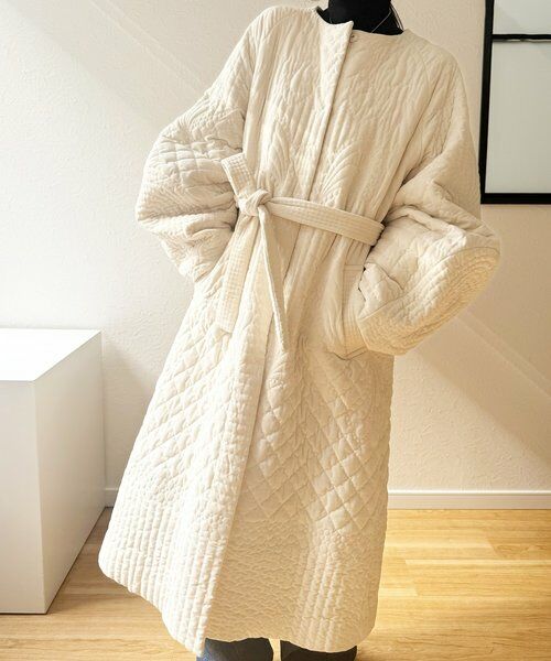 BEARDSLEY / ビアズリー その他アウター | 《15 quinze》刺繍キルトコート | 詳細5