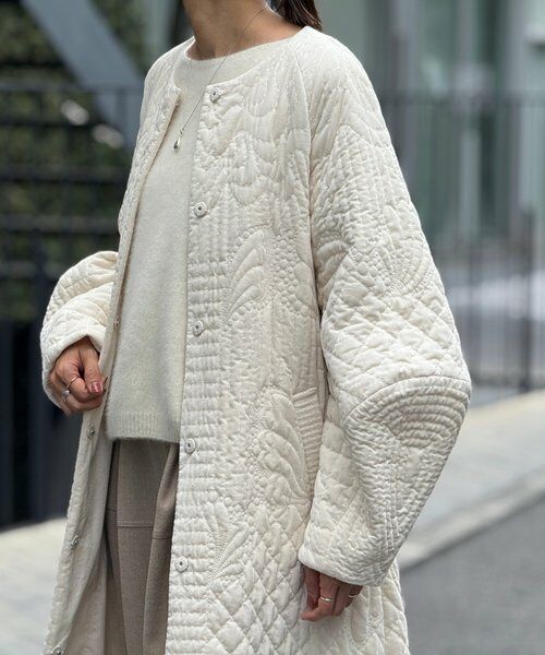 BEARDSLEY / ビアズリー その他アウター | 《15 quinze》刺繍キルトコート | 詳細7