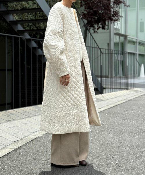 BEARDSLEY / ビアズリー その他アウター | 《15 quinze》刺繍キルトコート | 詳細9