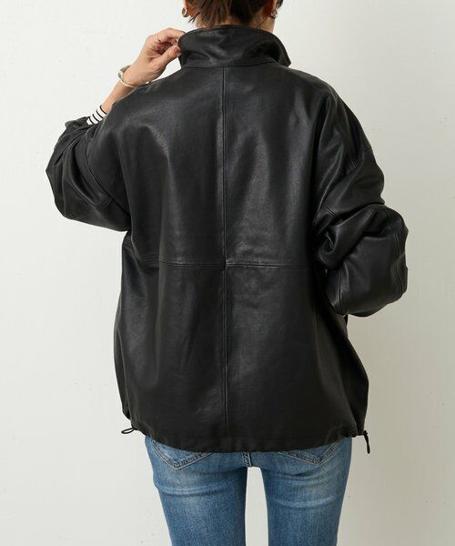 BEARDSLEY / ビアズリー その他アウター | 《15 quinze》ラムレザーハーフジッププルオーバー | 詳細13