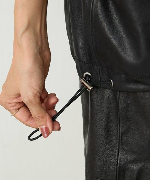 BEARDSLEY / ビアズリー その他アウター | 《15 quinze》ラムレザーハーフジッププルオーバー | 詳細21