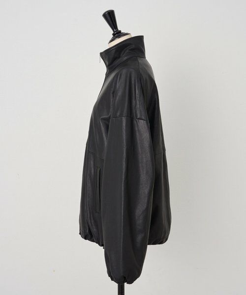 BEARDSLEY / ビアズリー その他アウター | 《15 quinze》ラムレザーハーフジッププルオーバー | 詳細25