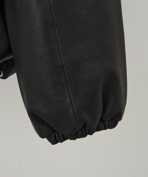 BEARDSLEY / ビアズリー その他アウター | 《15 quinze》ラムレザーハーフジッププルオーバー | 詳細28