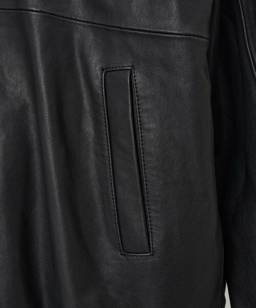 BEARDSLEY / ビアズリー その他アウター | 《15 quinze》ラムレザーハーフジッププルオーバー | 詳細29