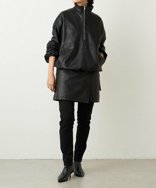 BEARDSLEY / ビアズリー その他アウター | 《15 quinze》ラムレザーハーフジッププルオーバー | 詳細8