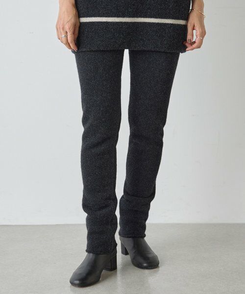 BEARDSLEY / ビアズリー その他パンツ | 《15 quinze》パイルニットパンツ（ダークグレー）