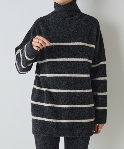 BEARDSLEY / ビアズリー ニット・セーター | 《15 quinze》ウールパイルリバーシブルチュニック | 詳細10