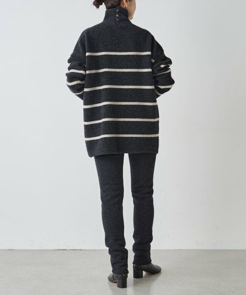 BEARDSLEY / ビアズリー ニット・セーター | 《15 quinze》ウールパイルリバーシブルチュニック | 詳細12