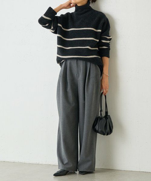 BEARDSLEY / ビアズリー ニット・セーター | 《15 quinze》ウールパイルリバーシブルチュニック | 詳細17