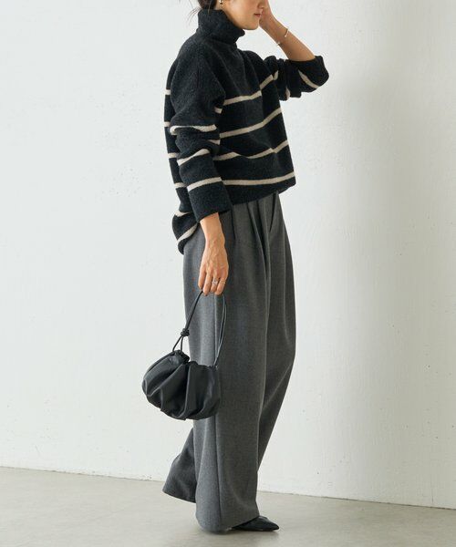 BEARDSLEY / ビアズリー ニット・セーター | 《15 quinze》ウールパイルリバーシブルチュニック | 詳細19