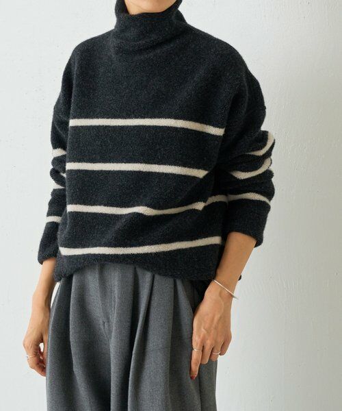 BEARDSLEY / ビアズリー ニット・セーター | 《15 quinze》ウールパイルリバーシブルチュニック | 詳細20