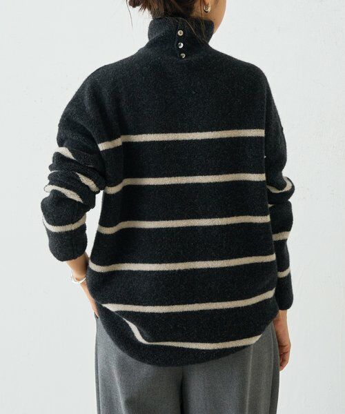 BEARDSLEY / ビアズリー ニット・セーター | 《15 quinze》ウールパイルリバーシブルチュニック | 詳細21