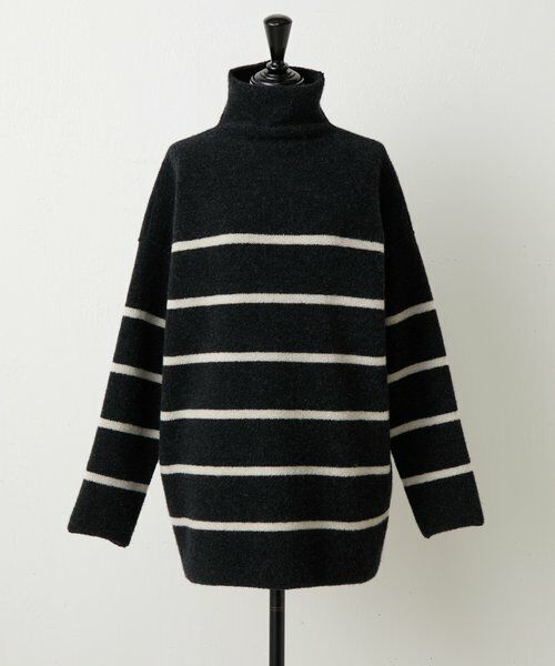 BEARDSLEY / ビアズリー ニット・セーター | 《15 quinze》ウールパイルリバーシブルチュニック | 詳細25