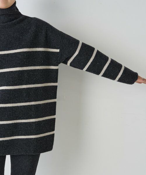 BEARDSLEY / ビアズリー ニット・セーター | 《15 quinze》ウールパイルリバーシブルチュニック | 詳細7