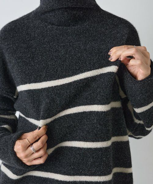 BEARDSLEY / ビアズリー ニット・セーター | 《15 quinze》ウールパイルリバーシブルチュニック | 詳細8