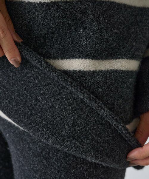 BEARDSLEY / ビアズリー ニット・セーター | 《15 quinze》ウールパイルリバーシブルチュニック | 詳細9