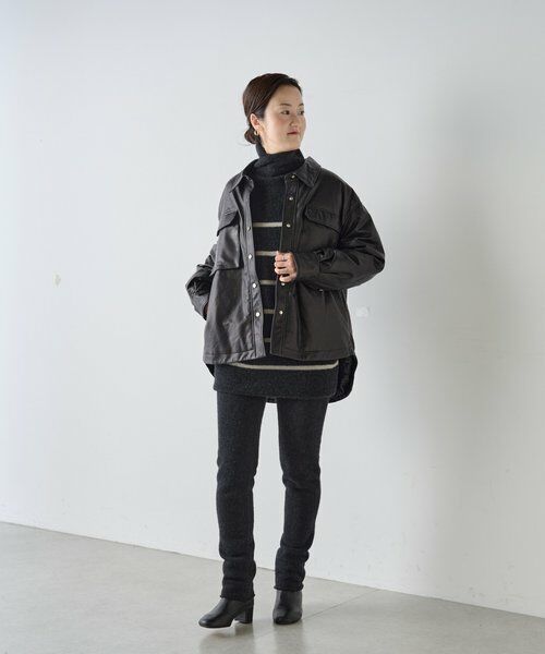 BEARDSLEY / ビアズリー その他アウター | 《15 quinze》レザーダウンジャケット | 詳細15