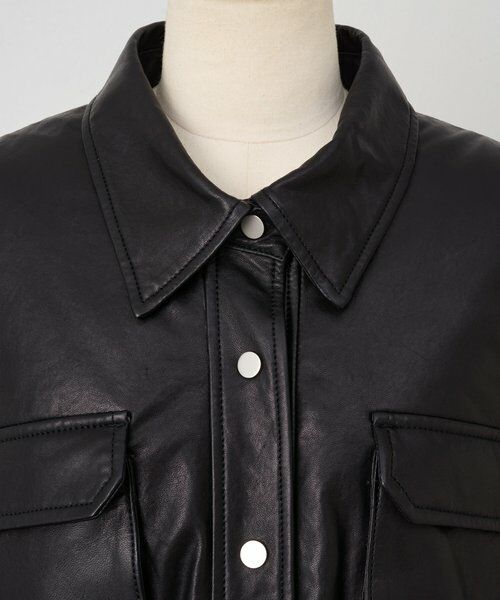 BEARDSLEY / ビアズリー その他アウター | 《15 quinze》レザーダウンジャケット | 詳細23
