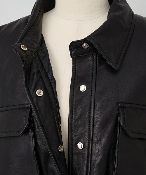 BEARDSLEY / ビアズリー その他アウター | 《15 quinze》レザーダウンジャケット | 詳細29