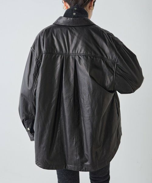 BEARDSLEY / ビアズリー その他アウター | 《15 quinze》レザーダウンジャケット | 詳細3