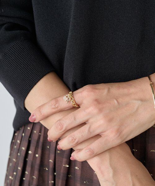 BEARDSLEY / ビアズリー ネックレス・ペンダント・チョーカー | バッグとキーモチーフのオープンリング | 詳細1