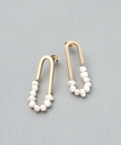 BEARDSLEY / ビアズリー ブレスレット・バングル | ゴールド×パールピアス