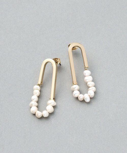 BEARDSLEY/ビアズリー ゴールド×パールピアス ゴールド F BEARDSLEY/ビアズリー ゴールド×パールピアス ゴールド F
