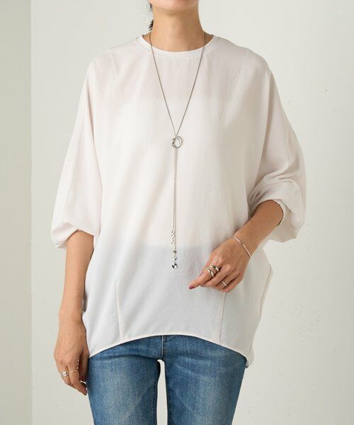 BEARDSLEY/ビアズリー ストレッチドルマンT ホワイト 0 BEARDSLEY/ビアズリー ストレッチドルマンT ホワイト 0