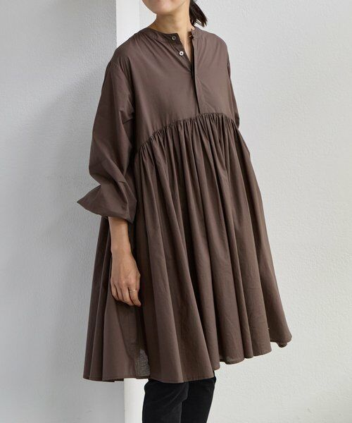 ★美品★BEARDSLEY シャツブルゾン 衿ギャザー　Fサイズ ギャザーブルゾン （その他アウター）｜BEARDSLEY / ビアズリー