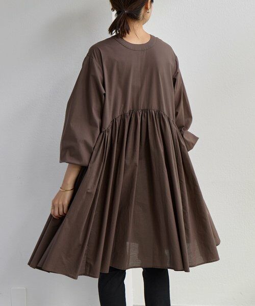 最終値下❗️新品タグ付　ビアズリー ギャザーチュニック　ミント ギャザーチュニック （シャツ・ブラウス）｜BEARDSLEY