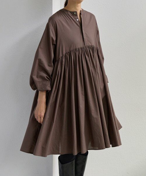 BEARDSLEY ビアズリー エスカルゴコンビチュニック ブラック 日本製 未使用タグ＊BEARDSLEY ビアズリー エスカルゴコンビチュニック