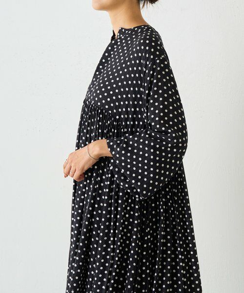 BEARDSLEY / ビアズリー シャツ・ブラウス | ドットギャザーチュニック | 詳細10