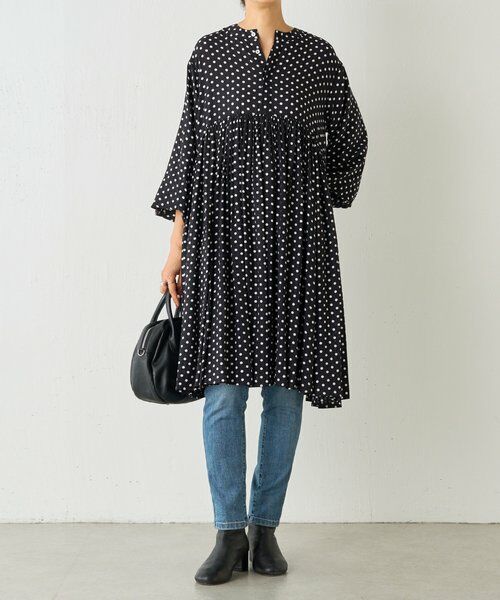 BEARDSLEY / ビアズリー シャツ・ブラウス | ドットギャザーチュニック | 詳細12