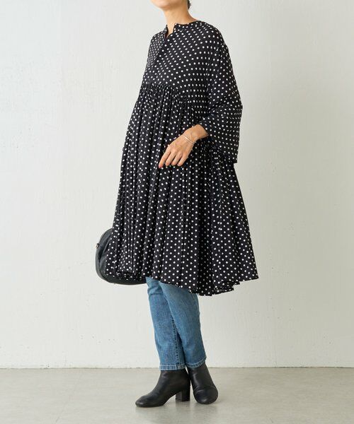 BEARDSLEY / ビアズリー シャツ・ブラウス | ドットギャザーチュニック | 詳細13