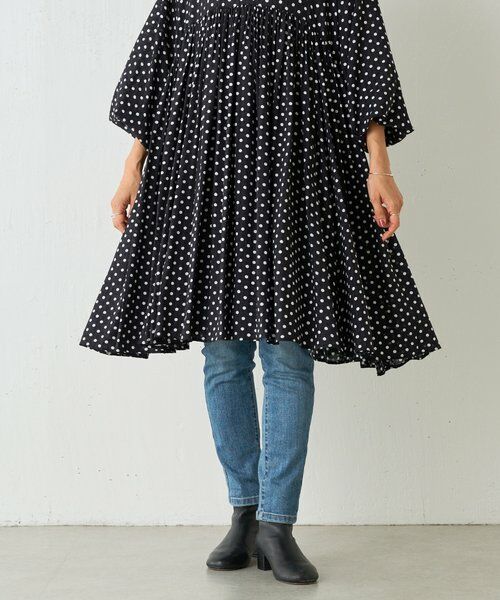 BEARDSLEY / ビアズリー シャツ・ブラウス | ドットギャザーチュニック | 詳細14