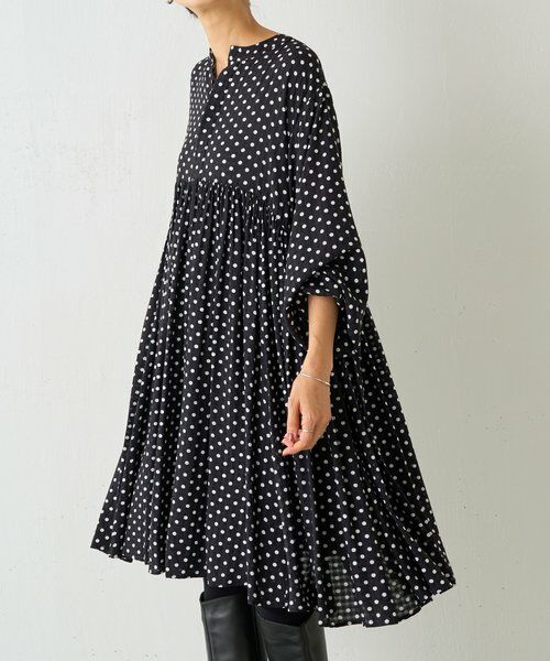 BEARDSLEY / ビアズリー シャツ・ブラウス | ドットギャザーチュニック | 詳細2