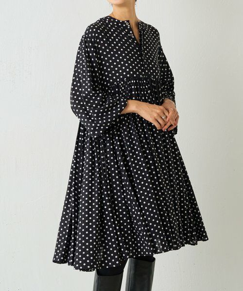 BEARDSLEY / ビアズリー シャツ・ブラウス | ドットギャザーチュニック | 詳細4