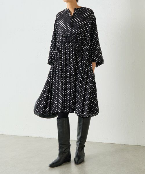 BEARDSLEY / ビアズリー シャツ・ブラウス | ドットギャザーチュニック | 詳細5