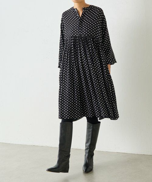 BEARDSLEY / ビアズリー シャツ・ブラウス | ドットギャザーチュニック | 詳細6