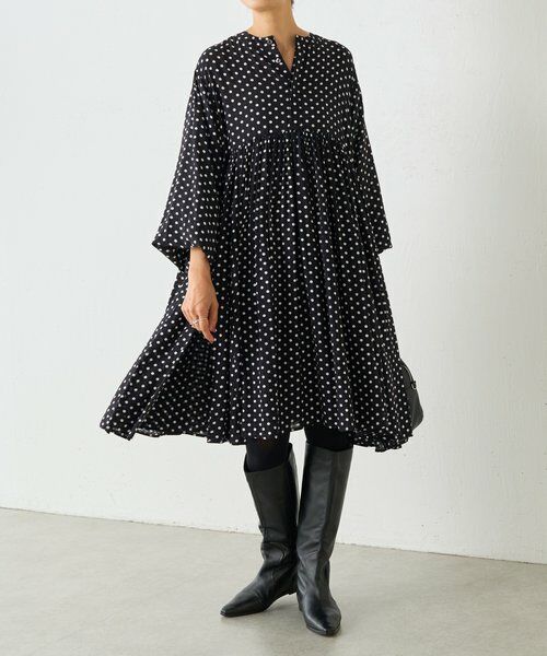 BEARDSLEY / ビアズリー シャツ・ブラウス | ドットギャザーチュニック | 詳細8