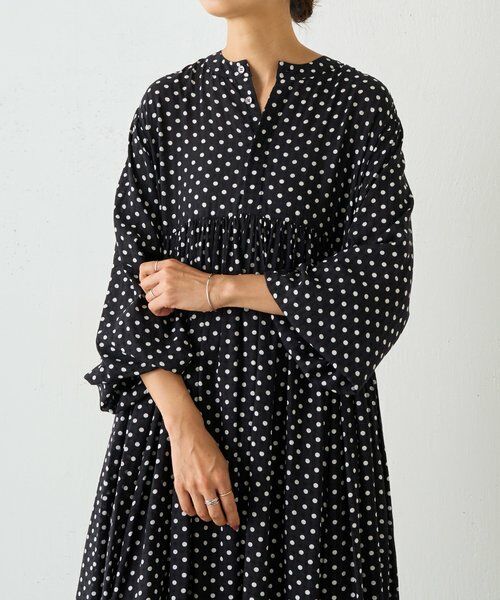 BEARDSLEY / ビアズリー シャツ・ブラウス | ドットギャザーチュニック | 詳細9