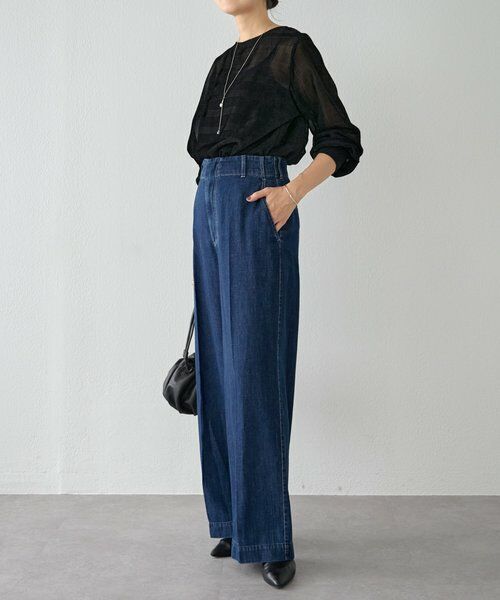 BEARDSLEY / ビアズリー シャツ・ブラウス | グレンチェックベルベットプルオーバー | 詳細15