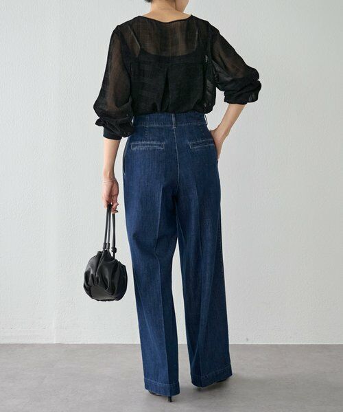 BEARDSLEY / ビアズリー シャツ・ブラウス | グレンチェックベルベットプルオーバー | 詳細16