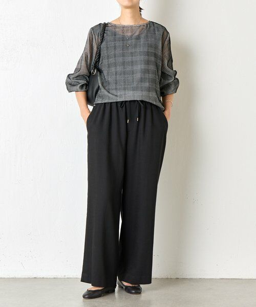 BEARDSLEY / ビアズリー シャツ・ブラウス | グレンチェックベルベットプルオーバー | 詳細27