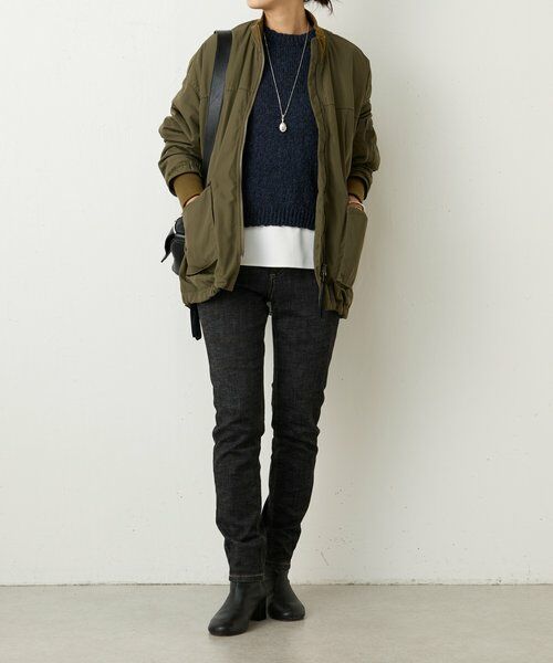 BEARDSLEY / ビアズリー ニット・セーター | コットンスラブデニムライクプルオーバー | 詳細12