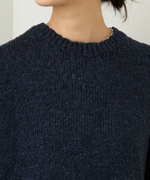 BEARDSLEY / ビアズリー ニット・セーター | コットンスラブデニムライクプルオーバー | 詳細6
