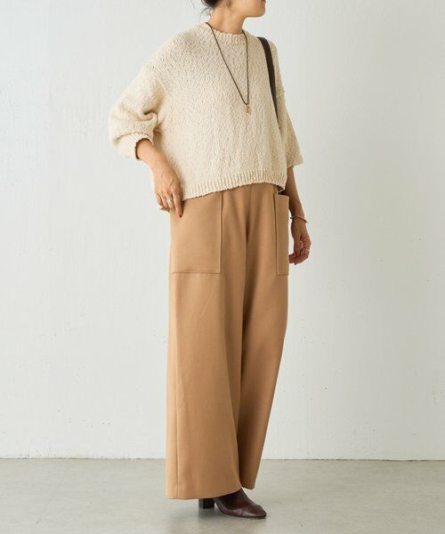 BEARDSLEY / ビアズリー ニット・セーター | コットンスラブデニムライクプルオーバー | 詳細21